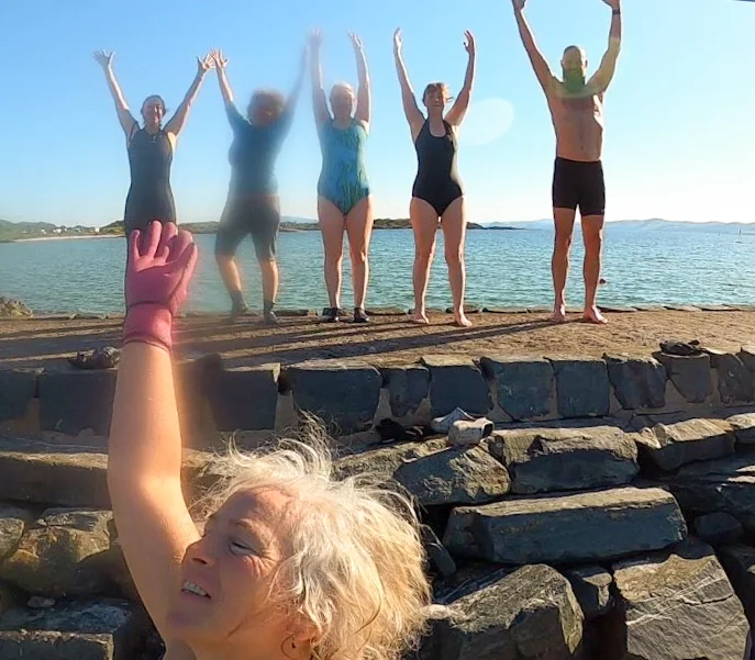Sunday Morning Sea Dip with Morven